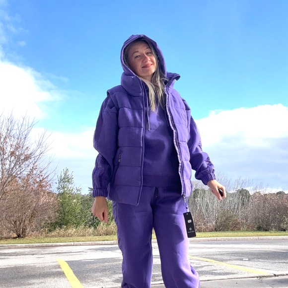 New Purple Three Items for woman NWT - Picture 3 of 8